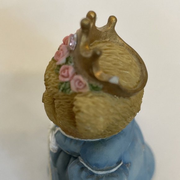 Cherished Teddies 4005842 2006 Avon Exclusive Cinderella Bear in Blue Dress 3" - Picture 7 of 9